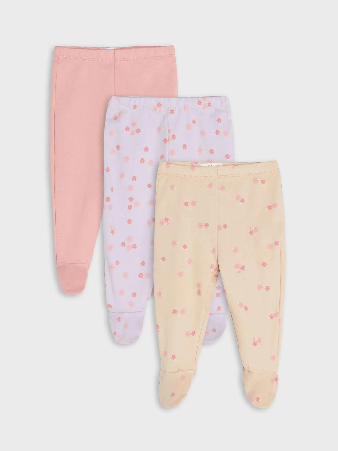 Pack of 3 Multicolor Organic Cotton Leggings | Cotton, Footwear, Stretchable Waist
