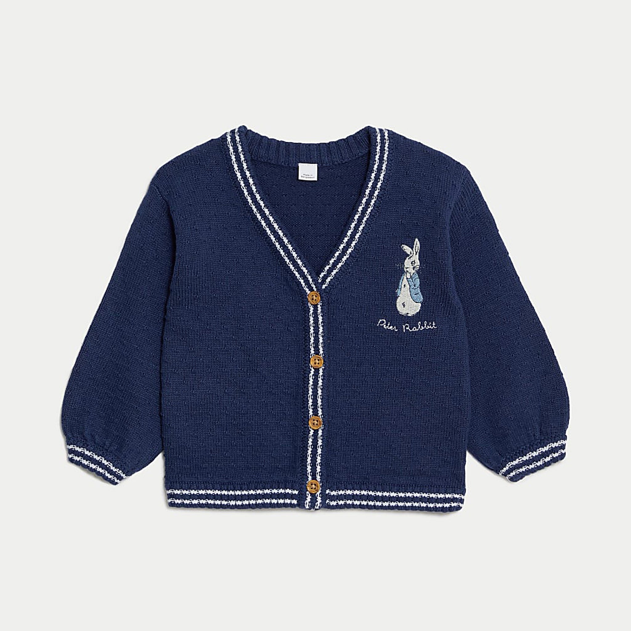 Baby Cardigan | Pure cotton, Knitted, Deep Neck