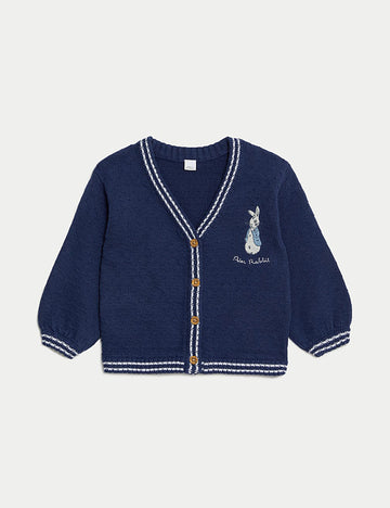 Baby Cardigan | Pure cotton, Knitted, Deep Neck