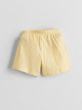 Sleeveless Yellow Baby Set Shorts