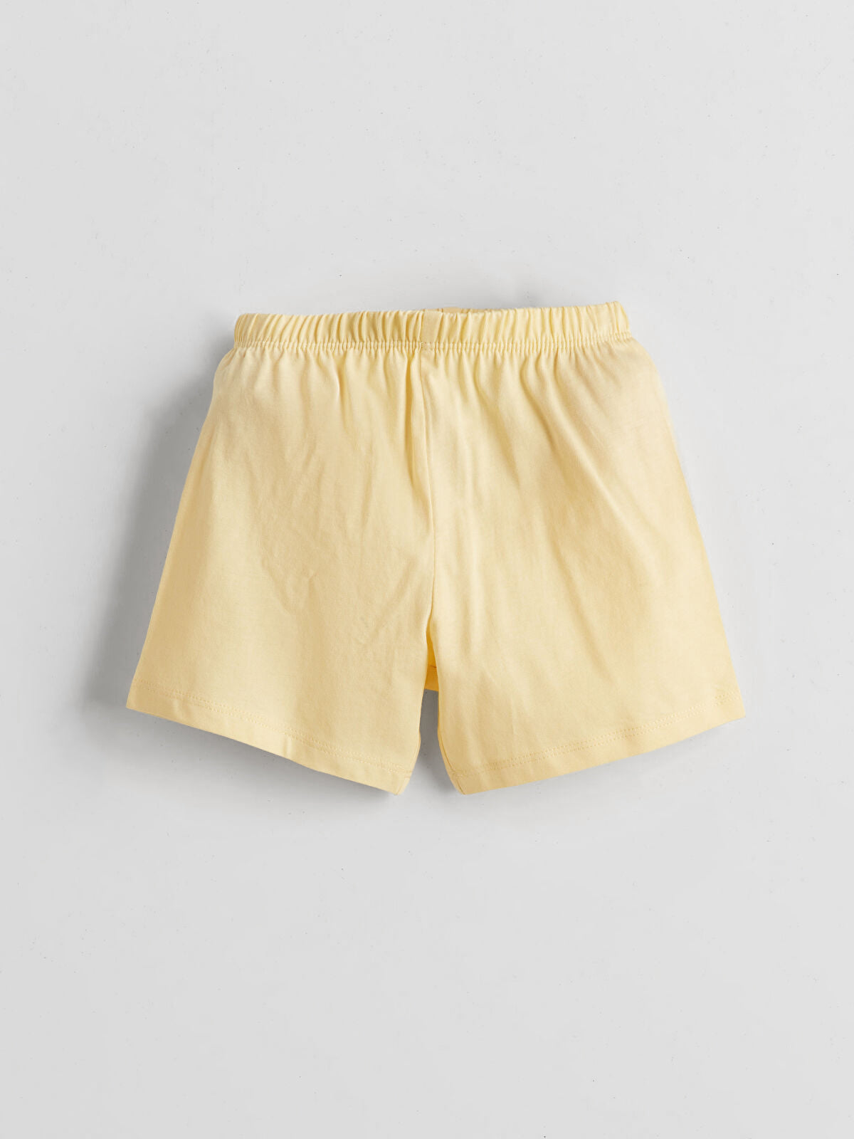 Sleeveless Yellow Baby Set Shorts