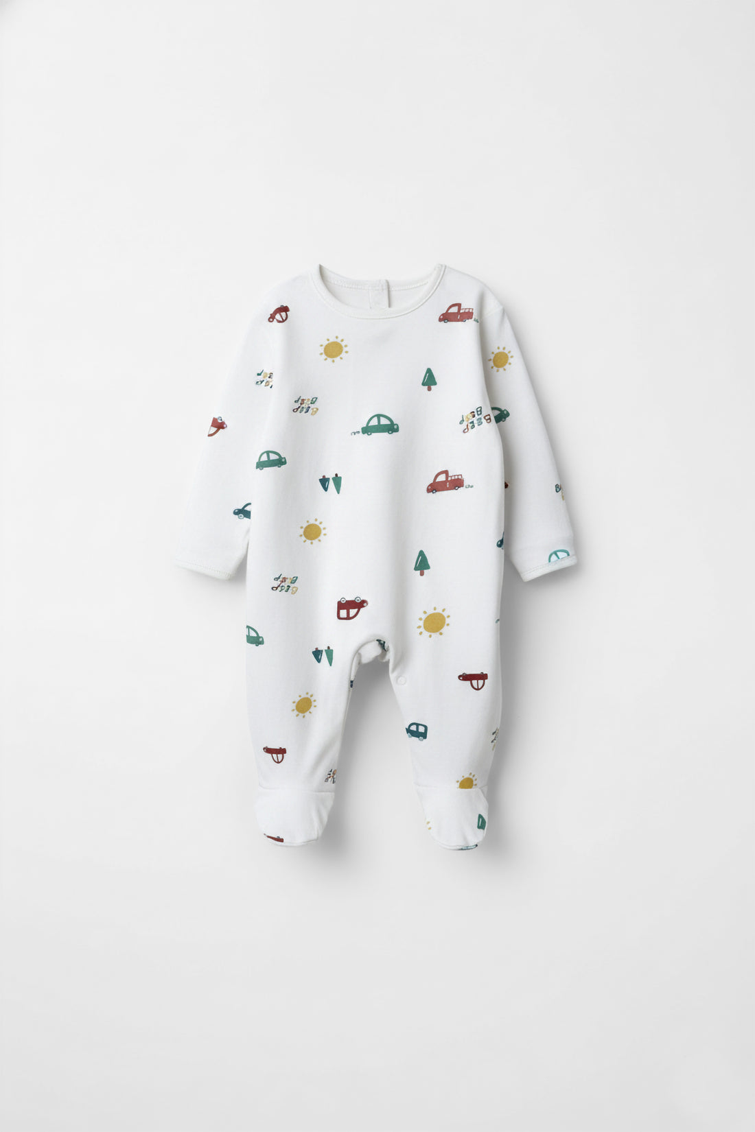 Soft Cotton Baby Romper | White