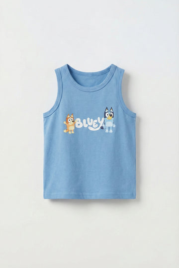 Soft Cotton Bluey Edition Tank Top | Blue