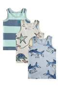 Soft Organic Cotton  fabric toddler boys tank top dress