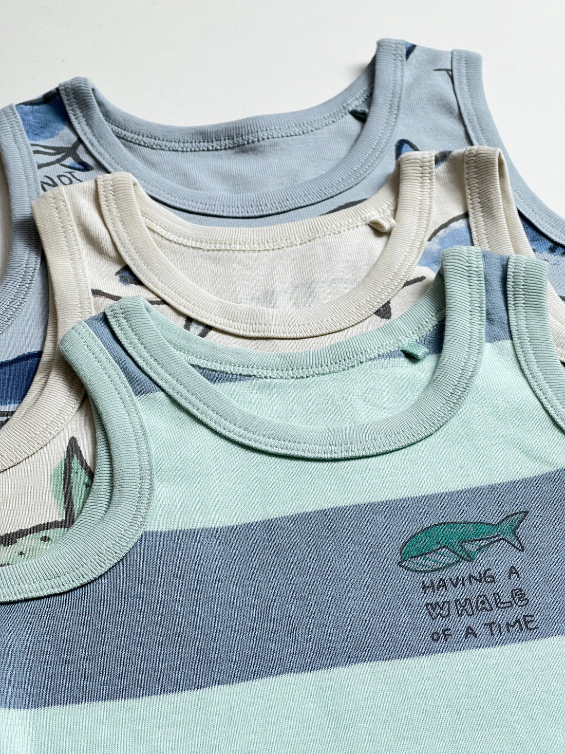 Soft Cotton Toddler Boys Tank Top 3 Pieces Pack