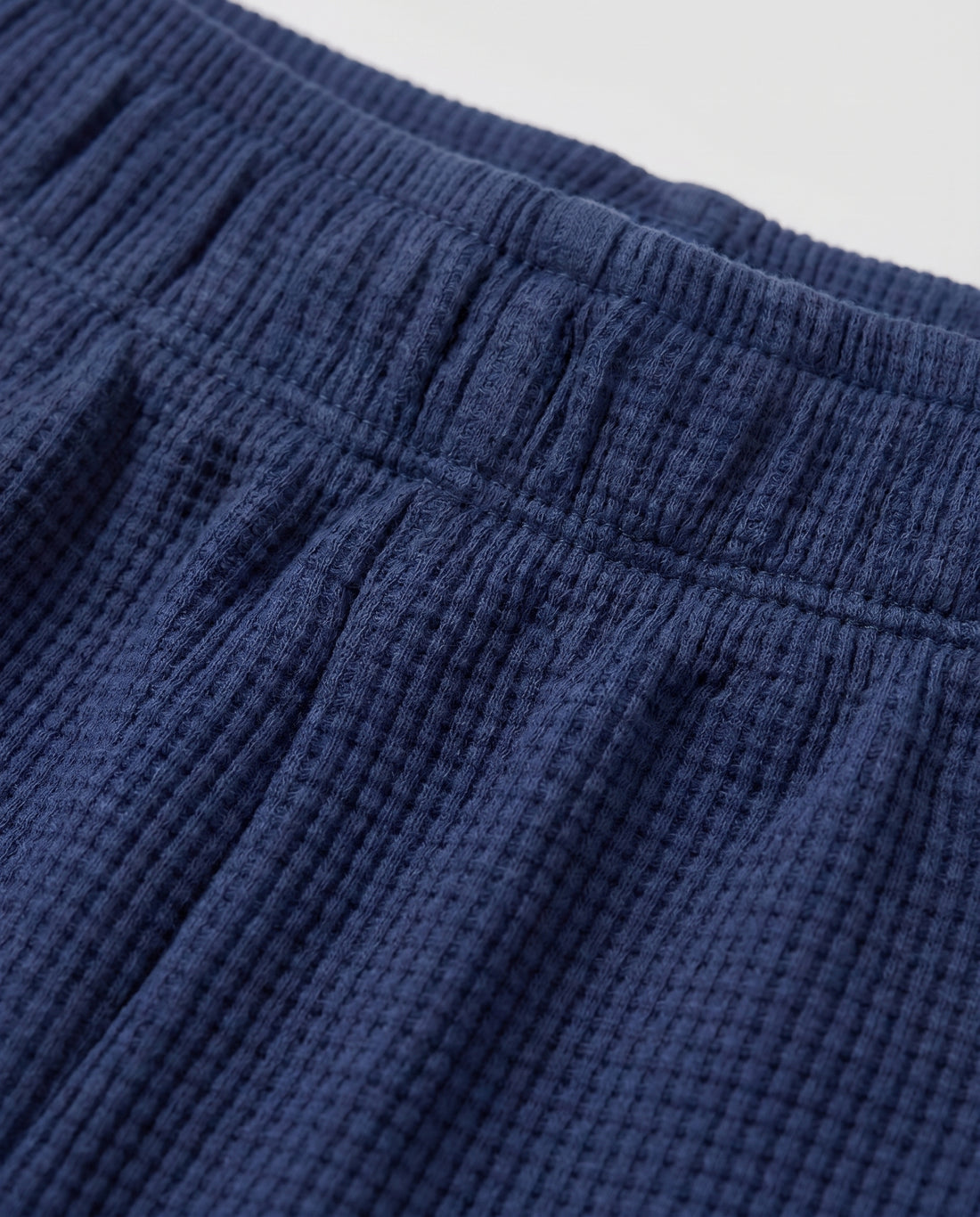 Toddler Waffle Cotton Short Pant – Navy Blue