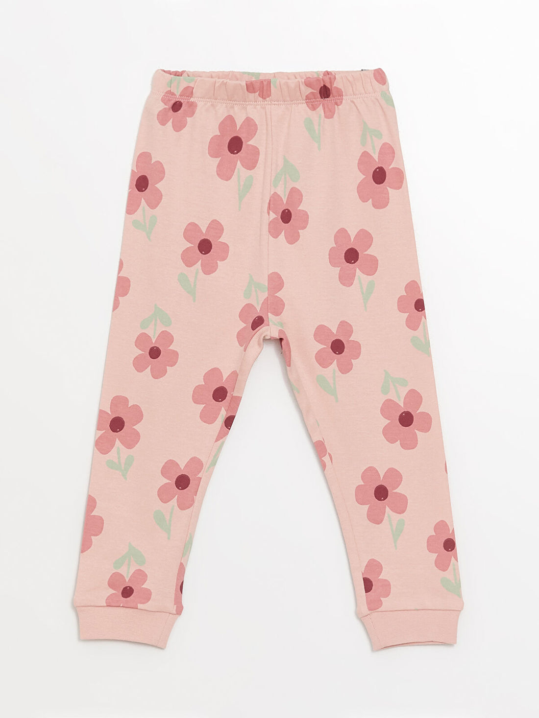 Toddler Baby Girl's Leggings made of Cotton fabric and Floral Print