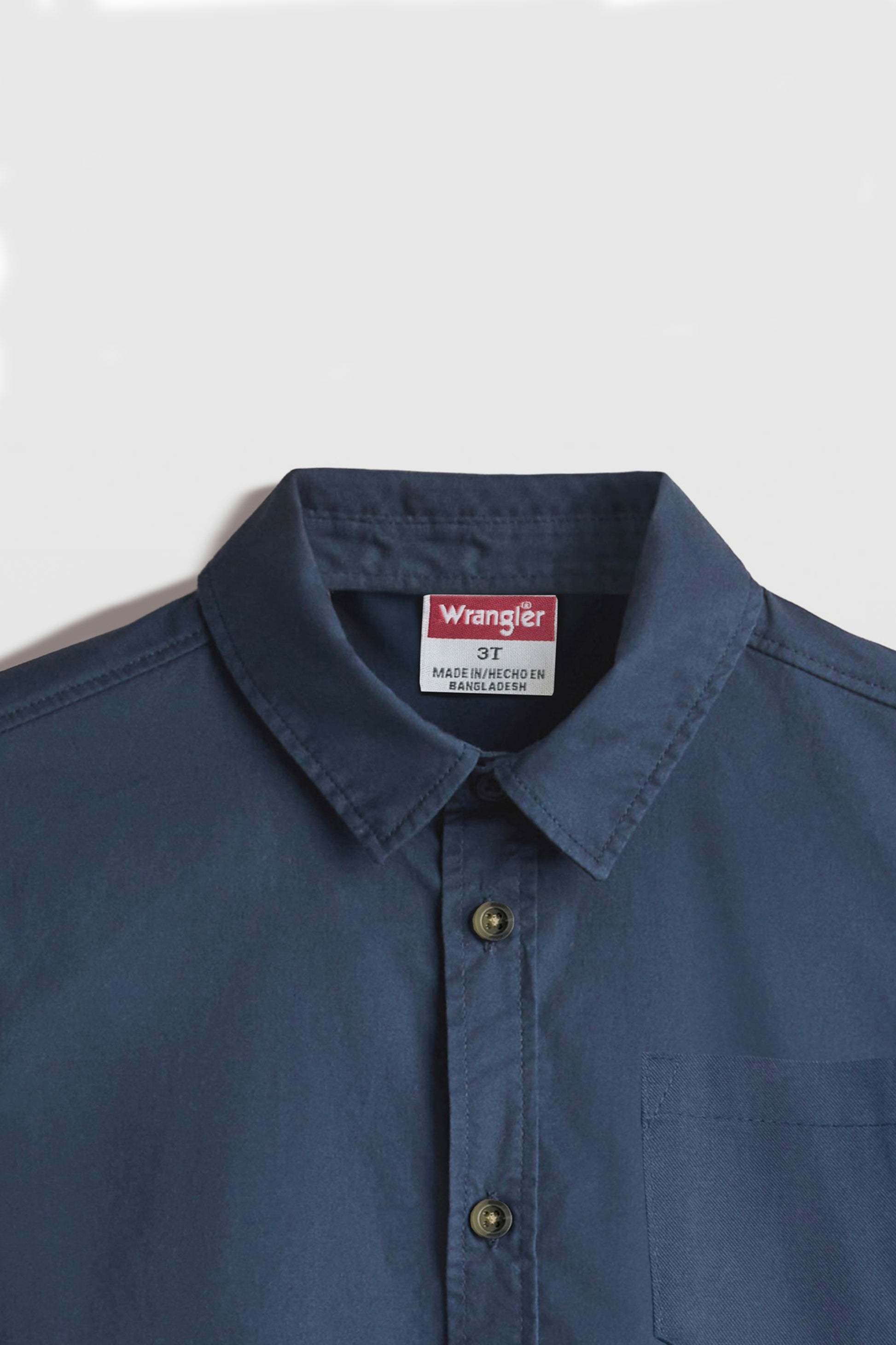 Toddler Boy's Full Sleeve Cotton Shirt | Slate Navy