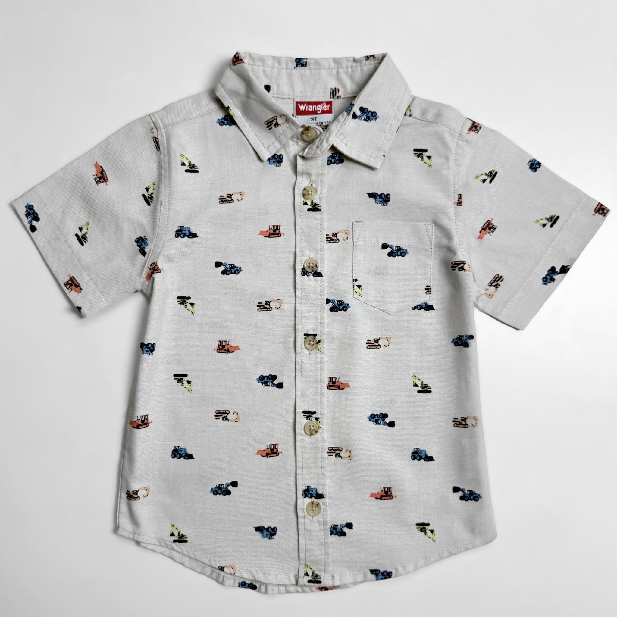 Toddler Boy's Half Sleeve Cotton Shirt | Relaxed Fit