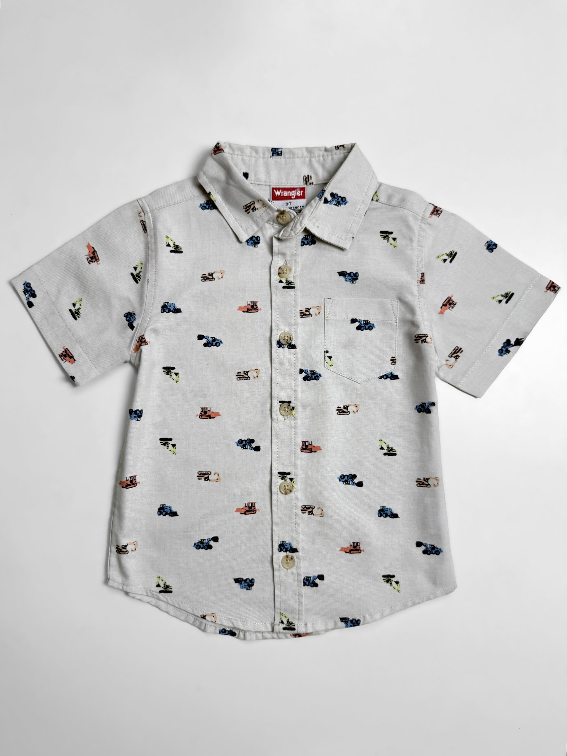 Toddler Boy's Half Sleeve Cotton Shirt | Relaxed Fit