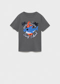 Toddler Boy's Half Sleeve Cotton T-shirt | Grey
