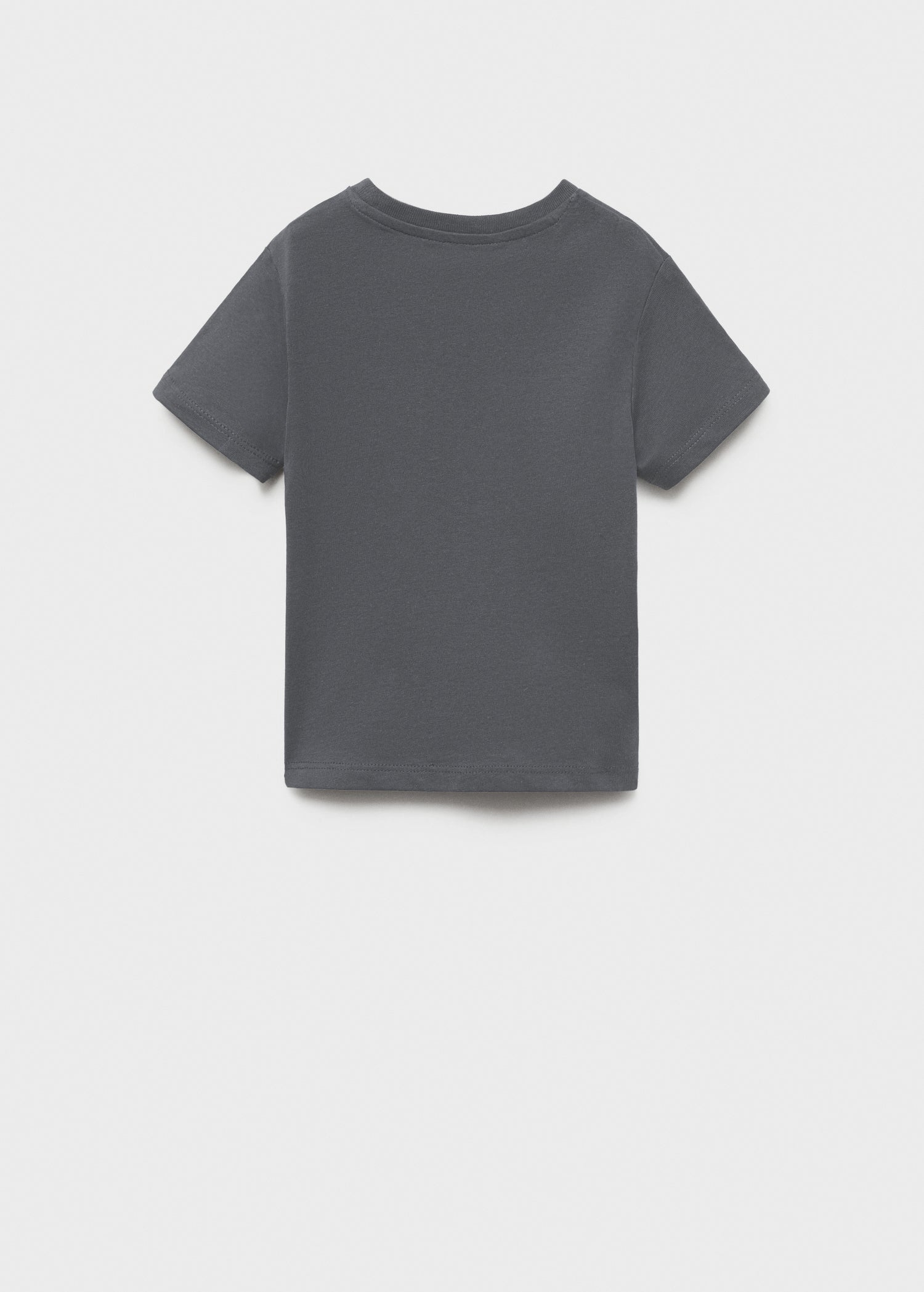 Toddler Boy's Half Sleeve Cotton T-shirt | Grey