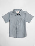 Toddler Boys Pinstripe Polyester Shirt