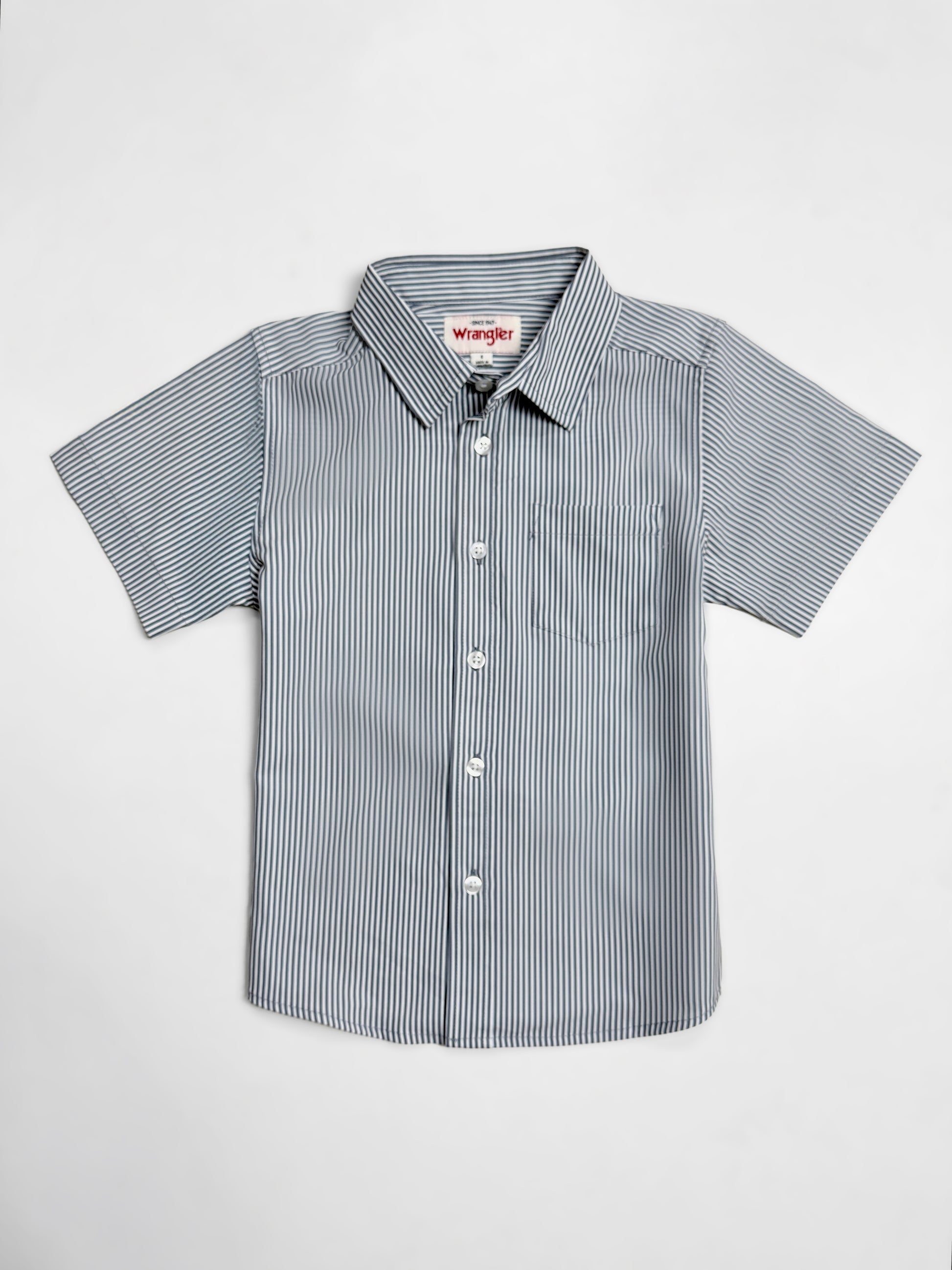 Toddler Boys Pinstripe Polyester Shirt