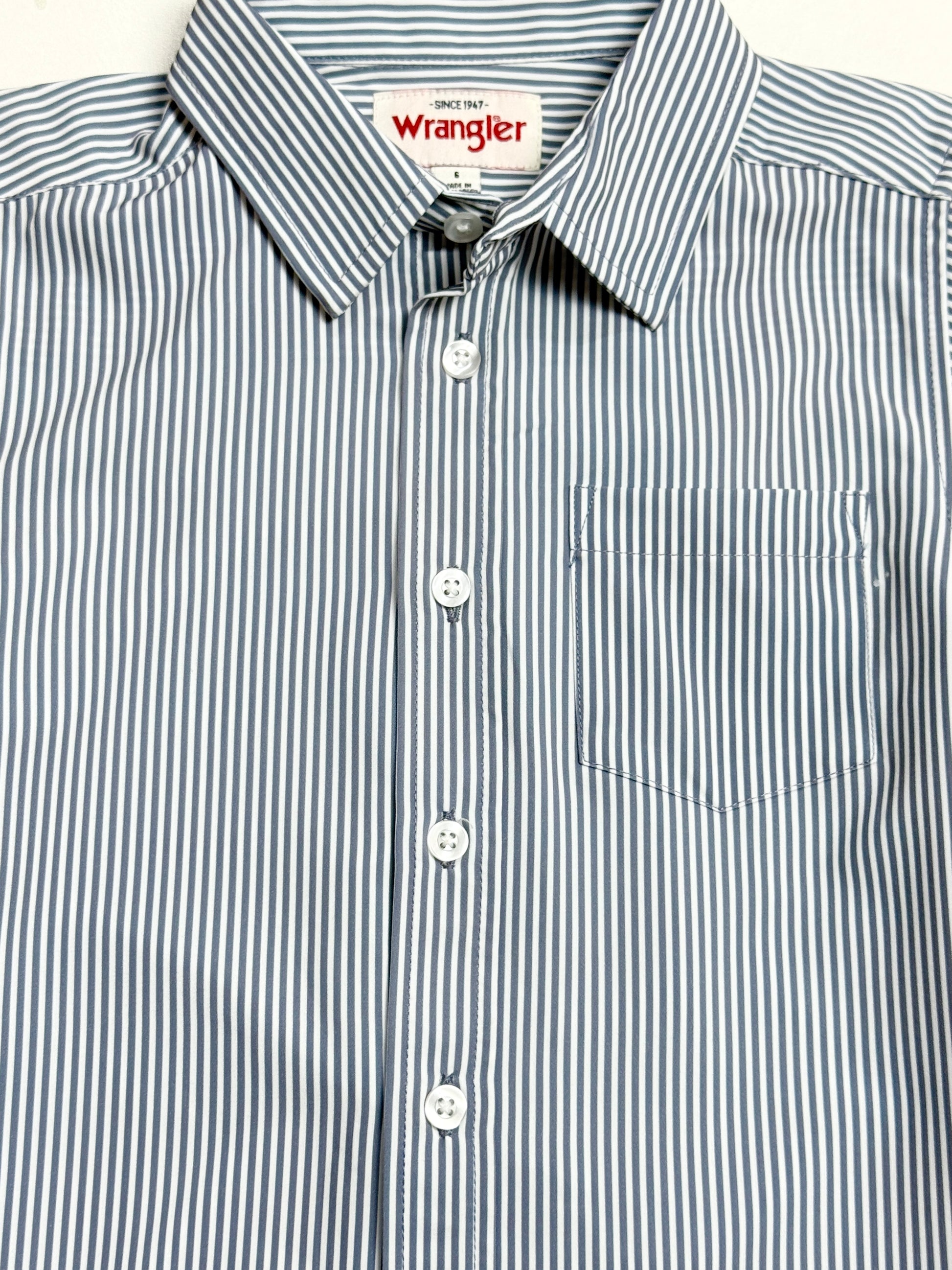 Toddler Boys Pinstripe Polyester Shirt