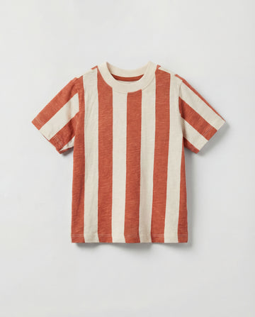 Toddler Cotton T-shirt | Classic Vertical Stripe 