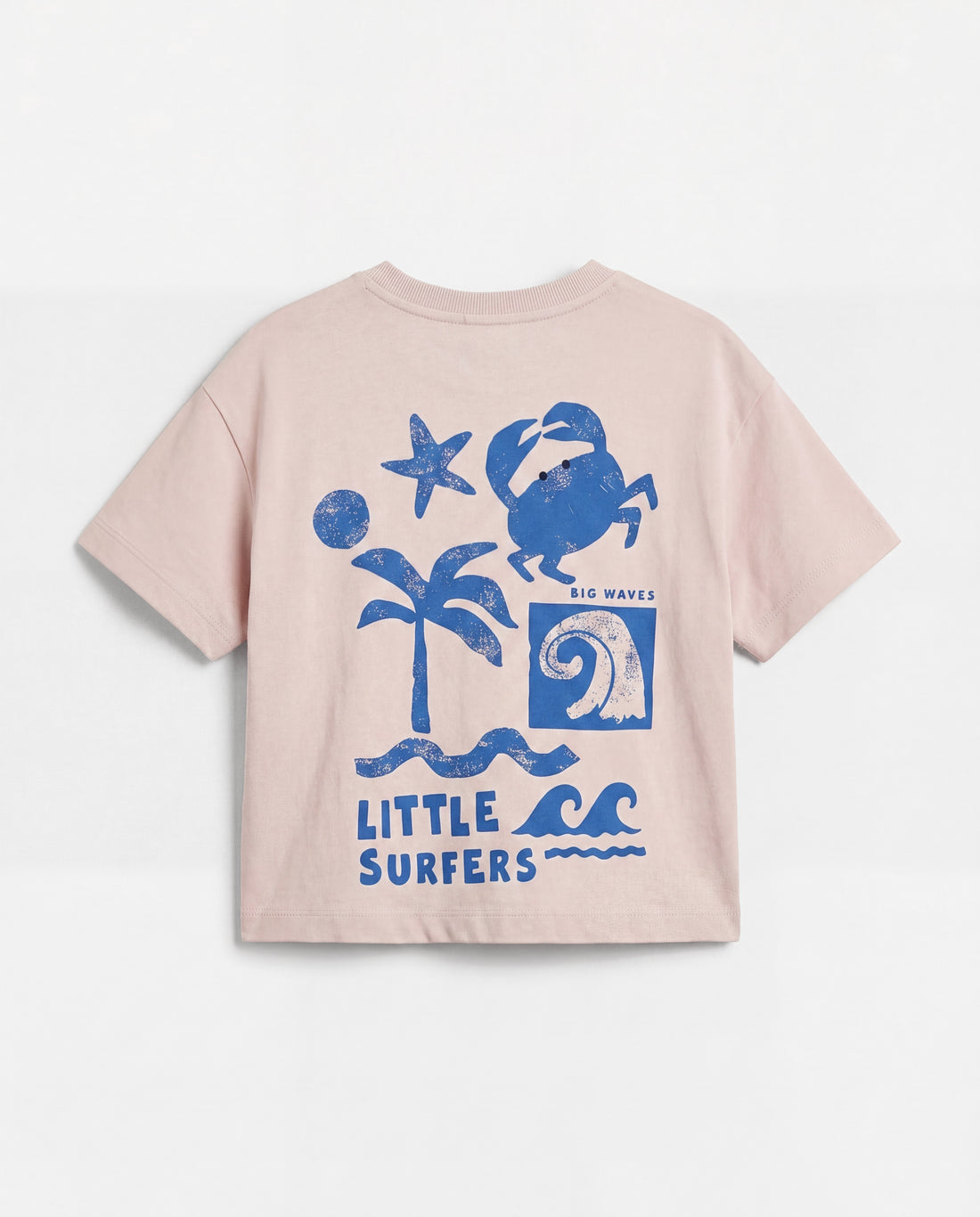 Toddler "Little Surfers" Graphic Drop Shoulder T-Shirt