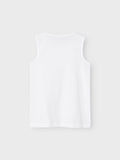 Toddler Tank Top | White, Minecraft Print back