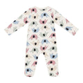 Unisex Baby Romper Dress in beige color with elephant print