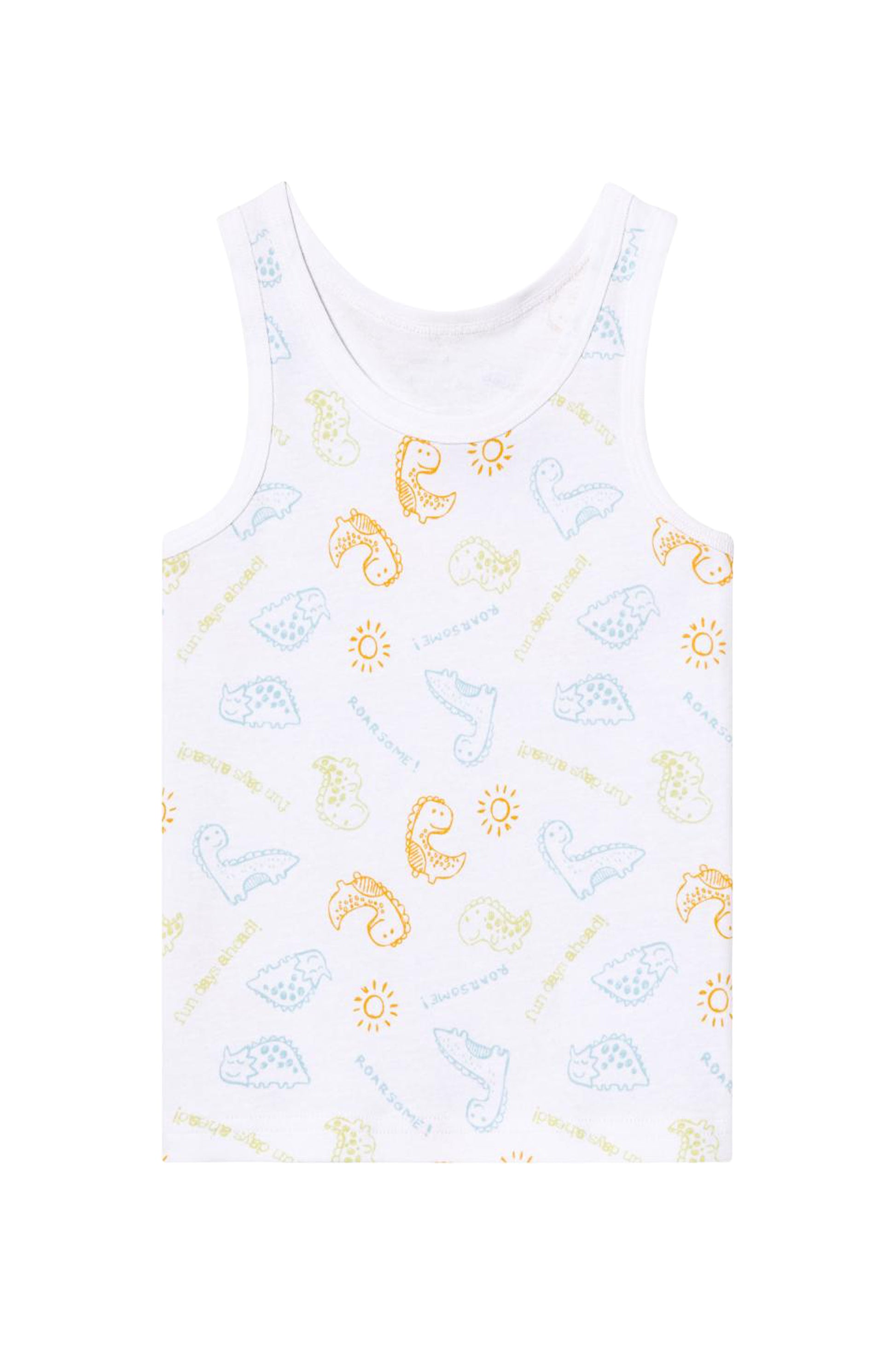 Pack of 2 Cotton Fabric Kid's Tank Tops