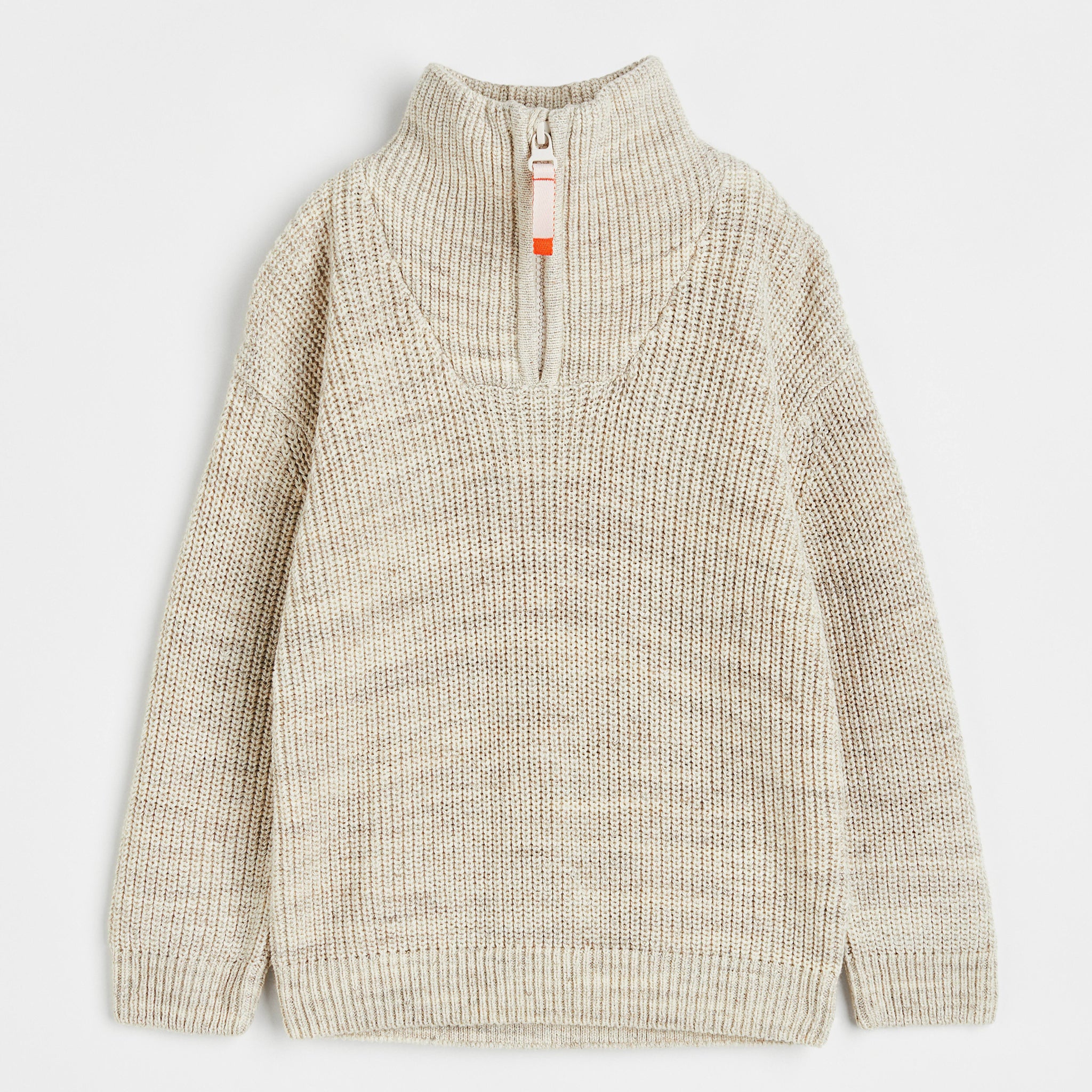 Boy's Cotton Zip Up Sweater | Relaxed Fit