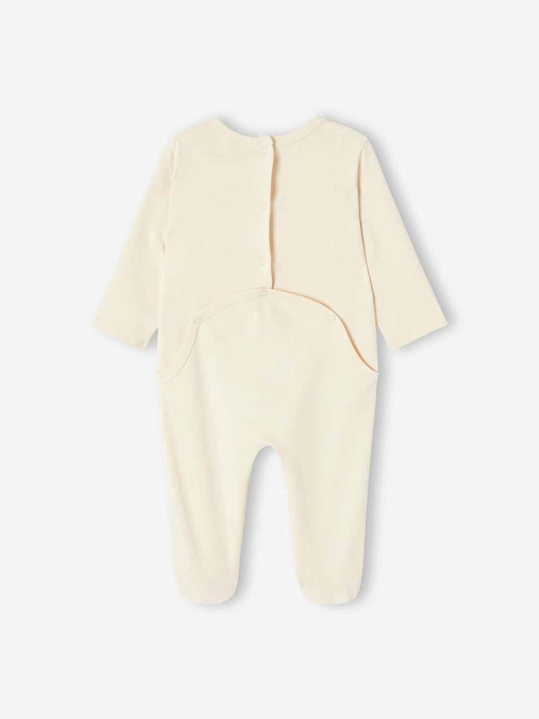 Baby Romper| Cotton| Snap Button| Cream