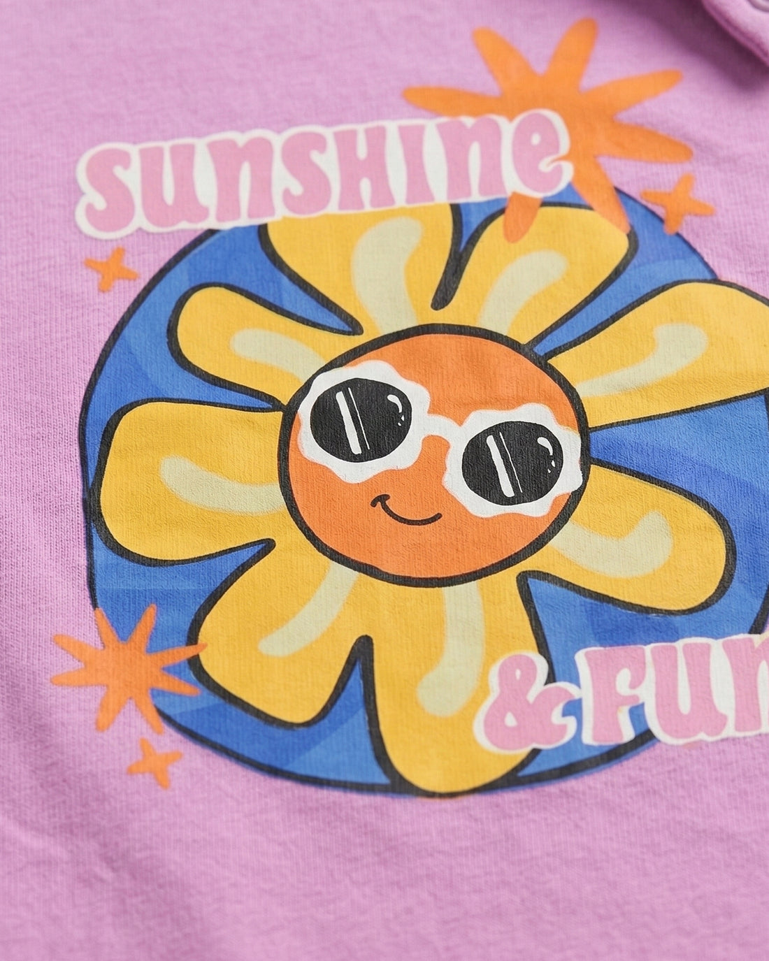 Baby Girl's Half Sleeve Cotton T-Shirt - Pink