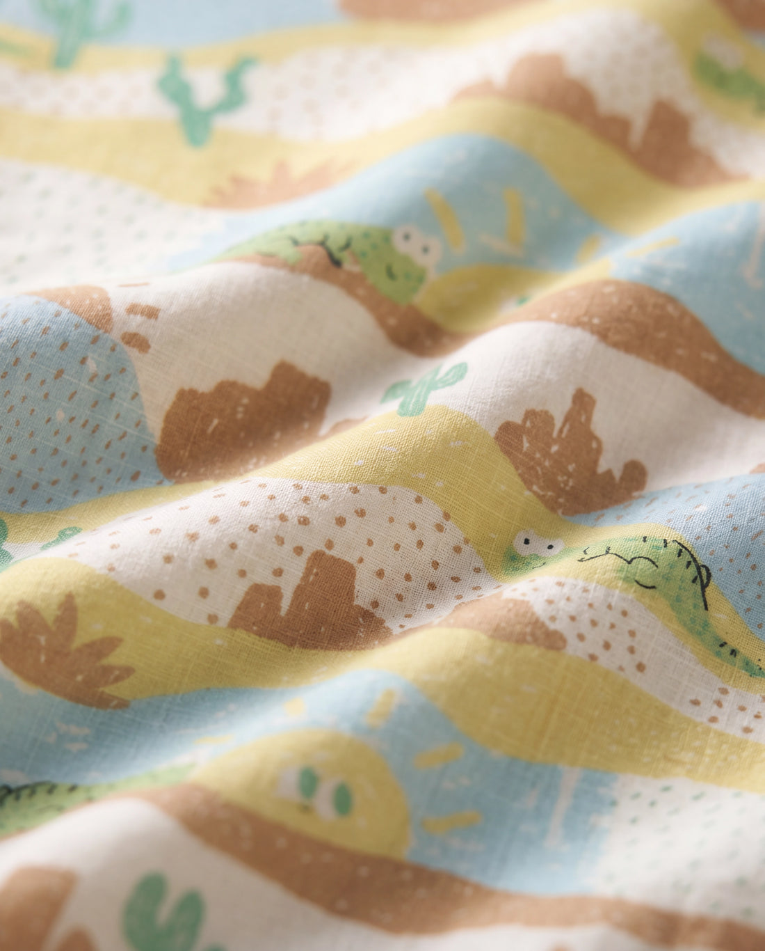 Baby Boys Printed Cotton Shirt – Desert Adventure