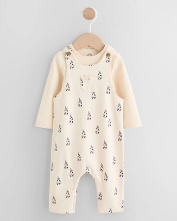Baby Dungaree Set - Cream, Milk Club