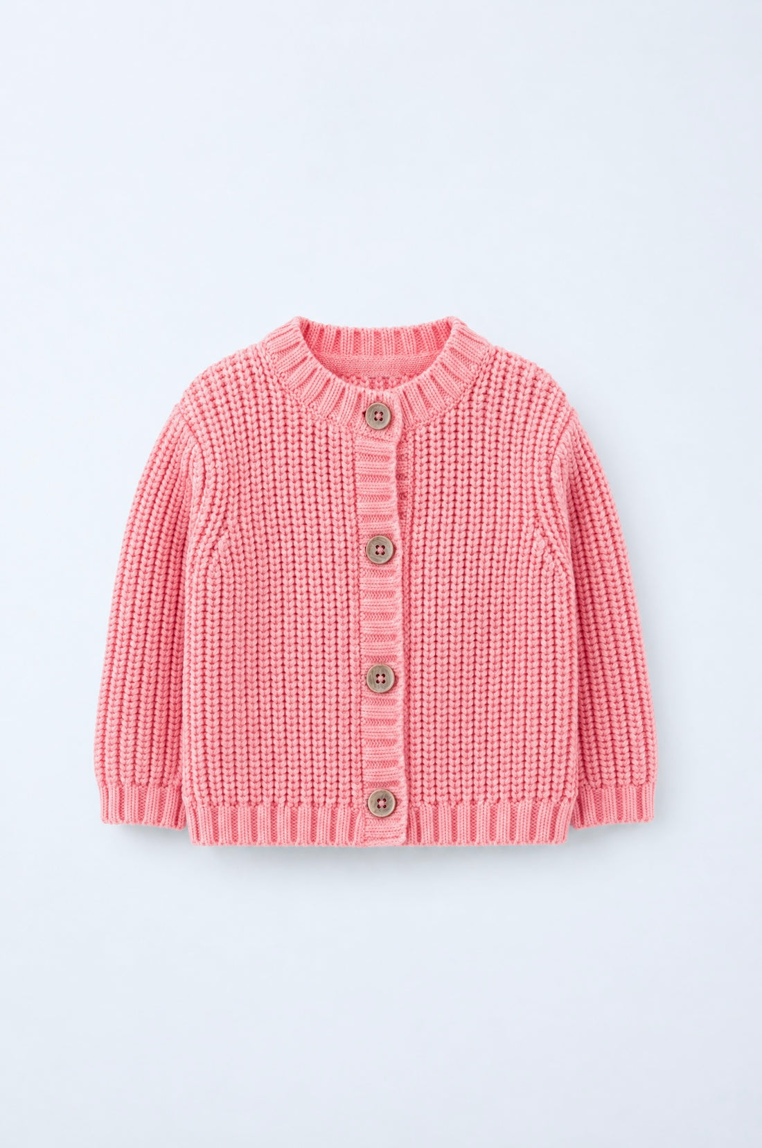 Baby Girl’s Knit Cardigan – Pink