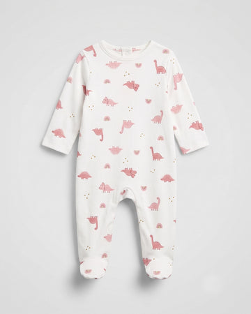 Baby Romper | Off-White Dino theme print