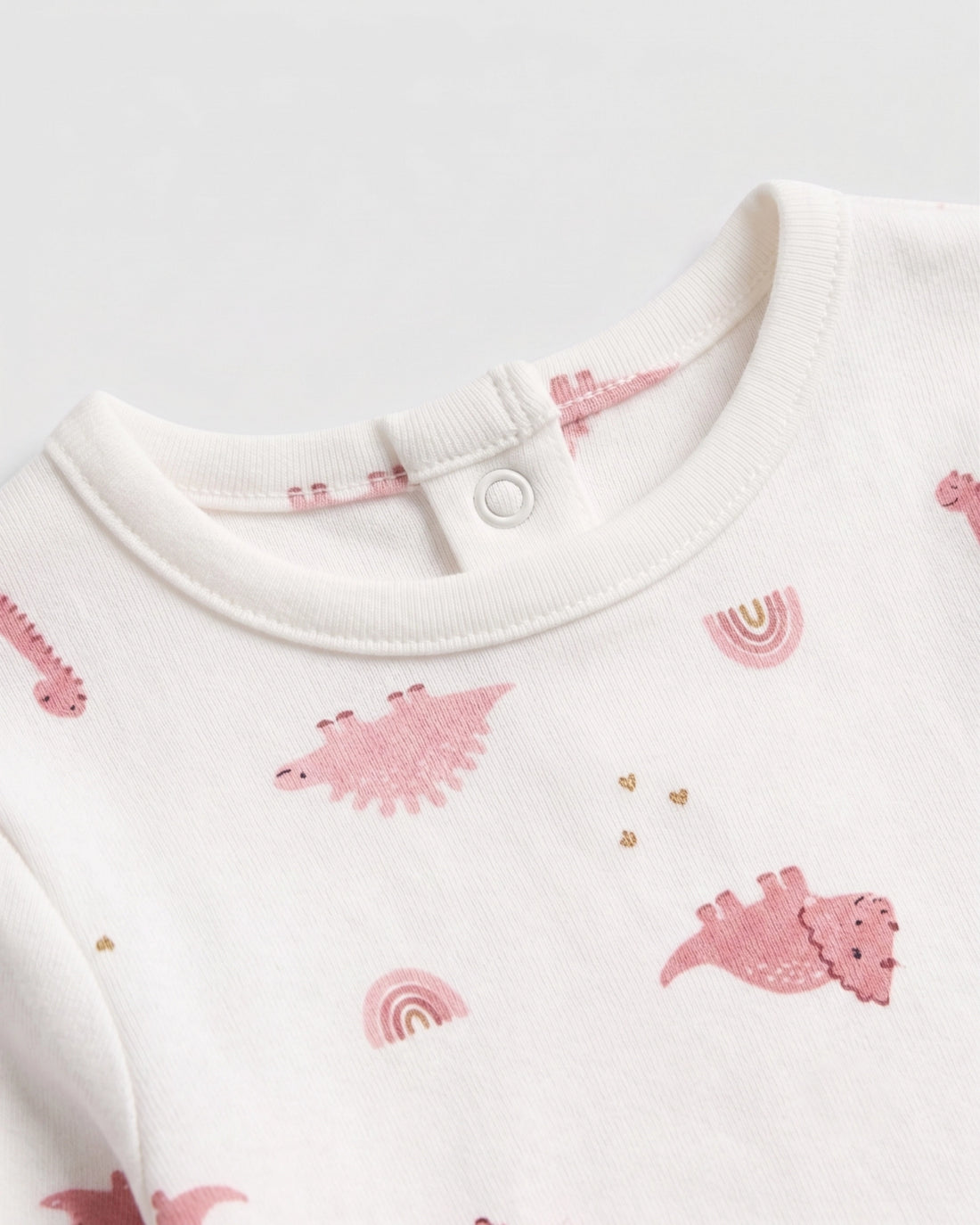 Baby Romper | Off-White Dino theme print
