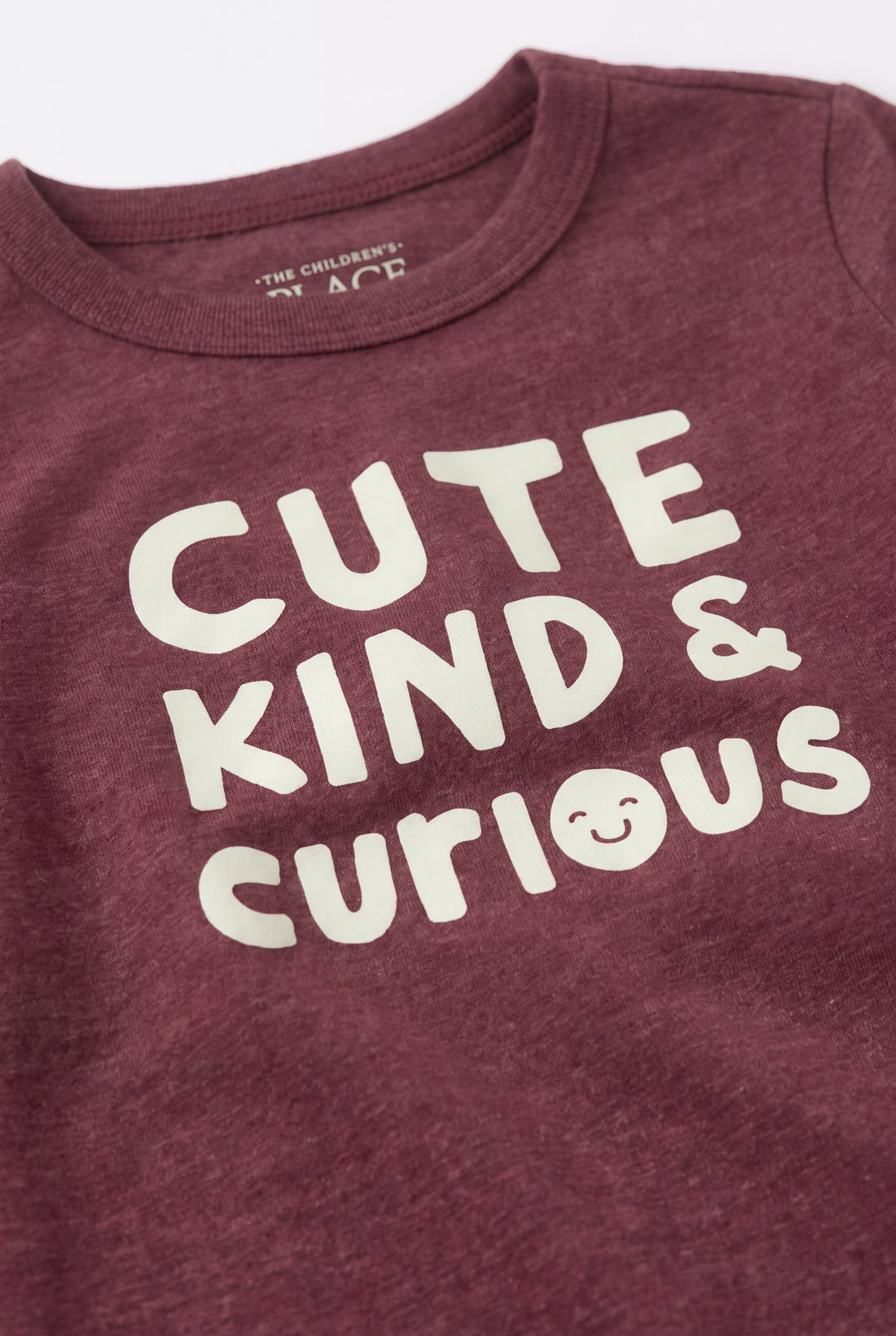 PTex Fashion cranberry red full sleeve cotton baby tshirt with Grandma’s Little Cutie slogan print
