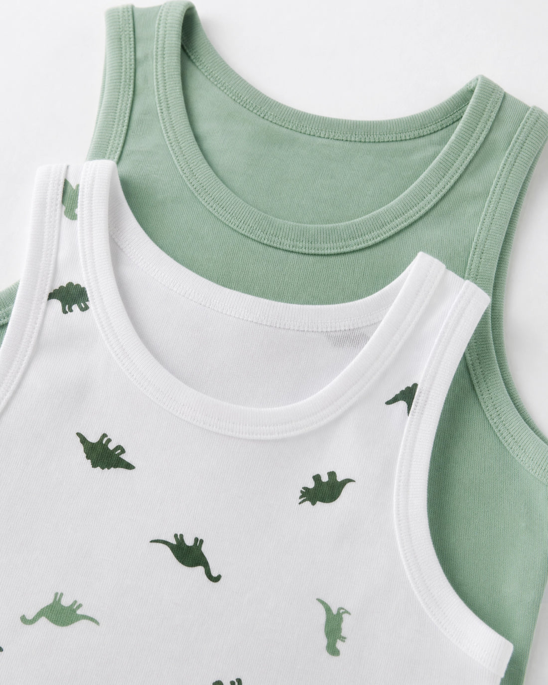 Boys’ 2-Pack Dinosaur Print Tank Tops