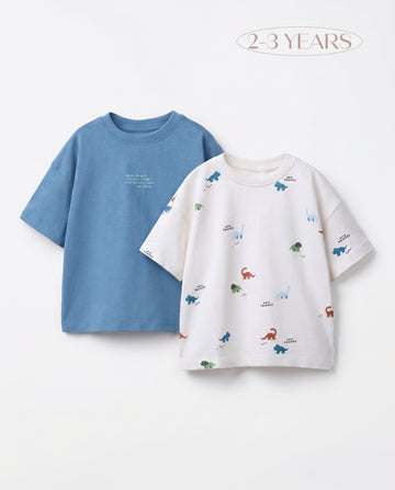 Toddler 2-Pack Cotton Basic T-Shirts