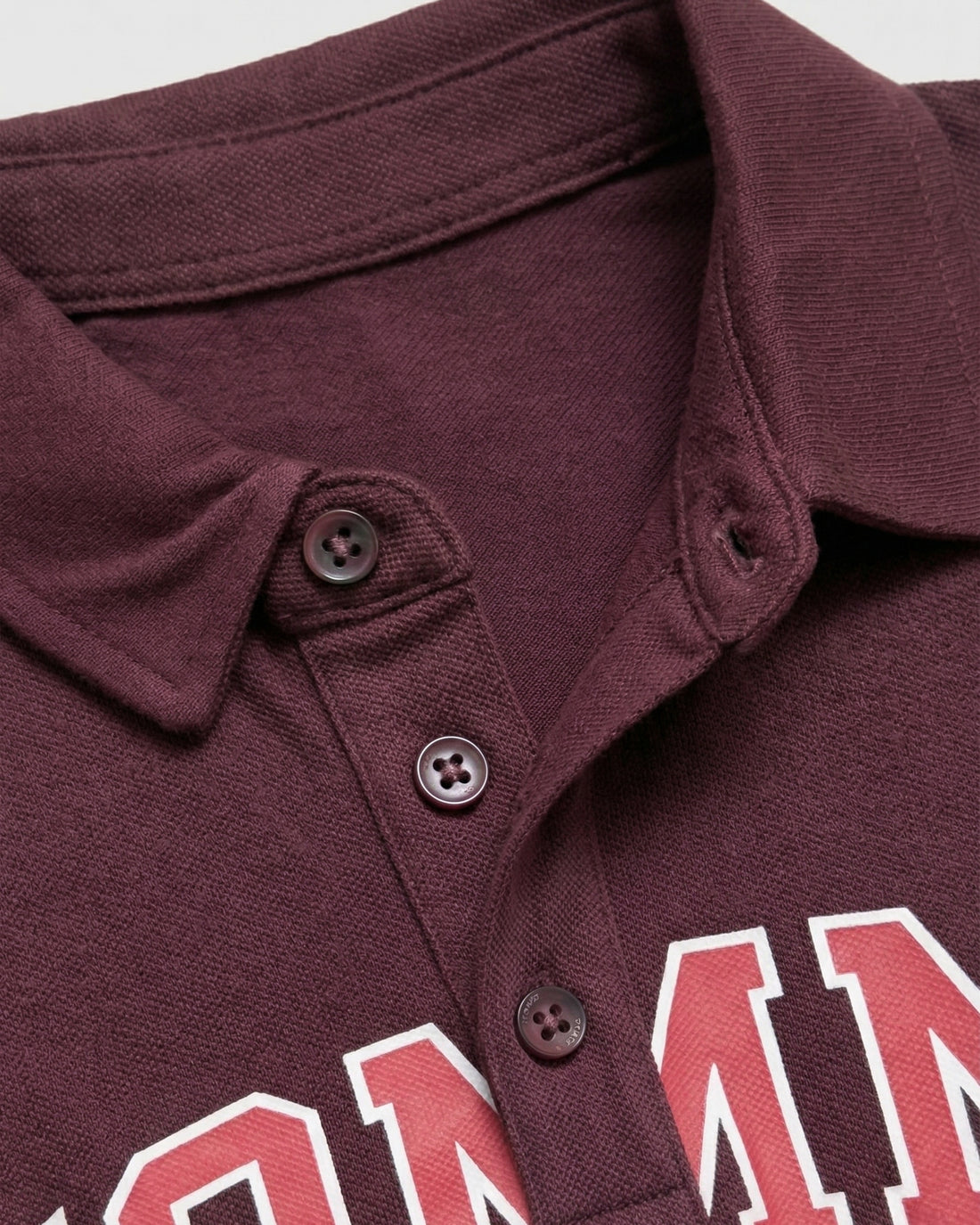 Boys Polo T-Shirt – Cotton, Deep Burgundy