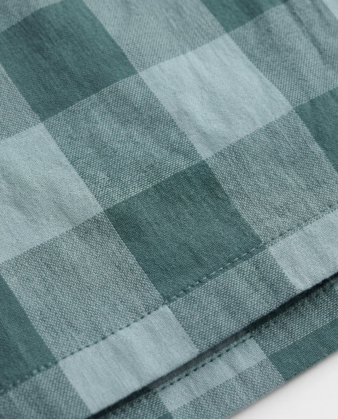 Boy's Soft Cotton Adjustable Pull-On Shorts - Teal & Sage Green