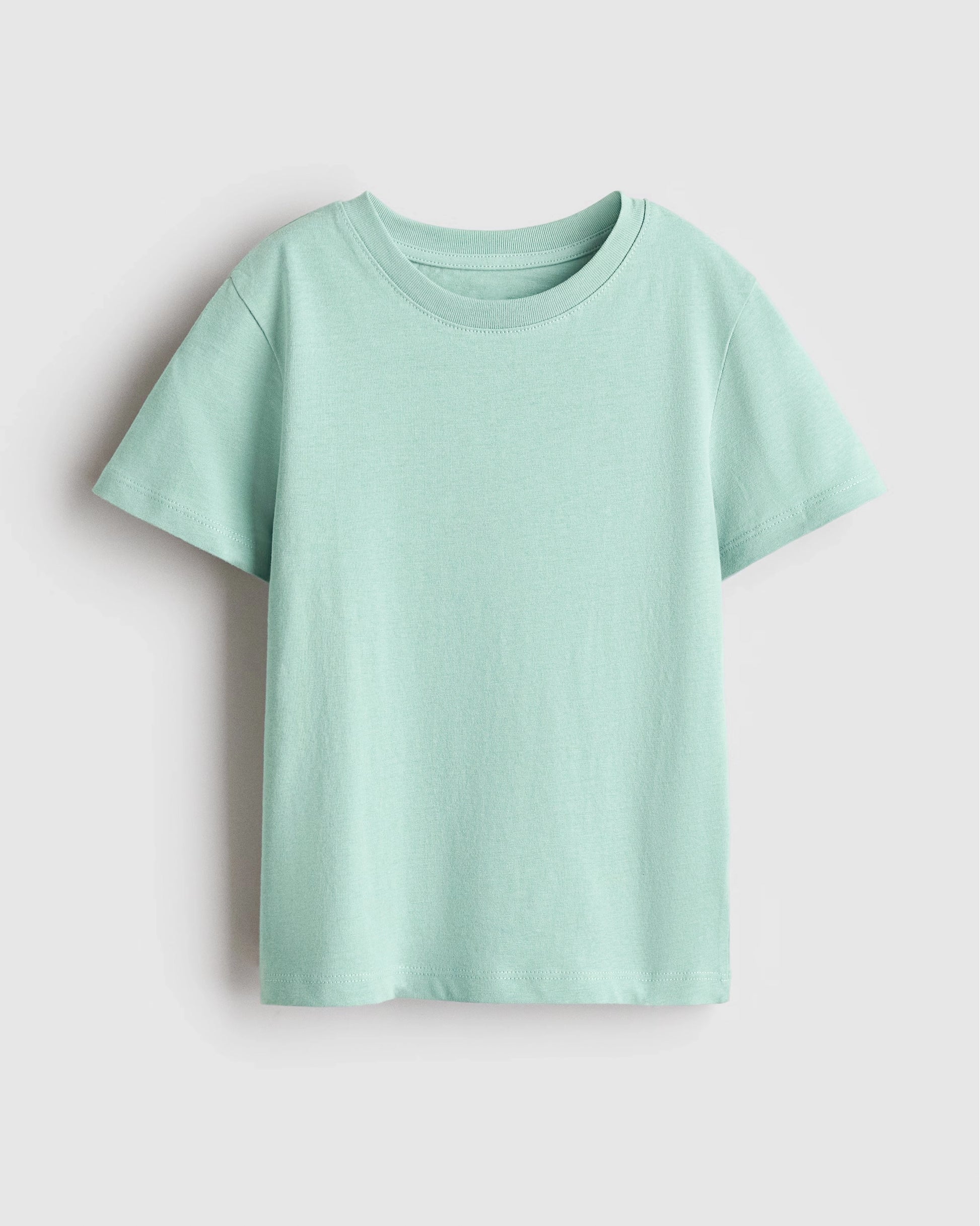 boys regular fit cotton tshirt mint colour