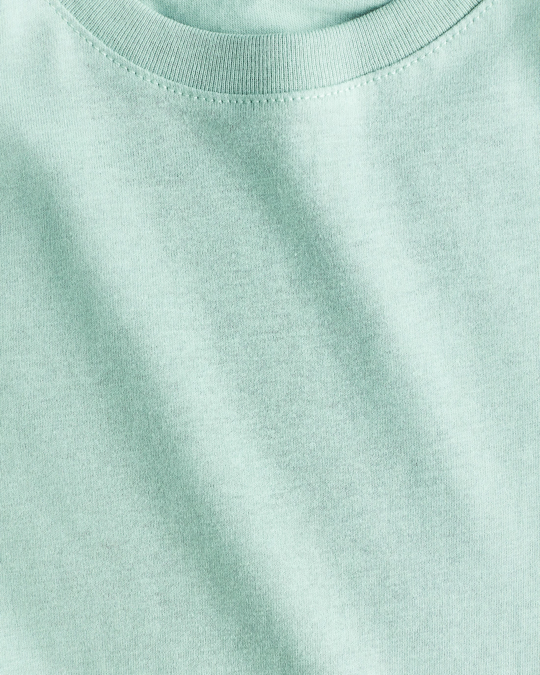boys regular fit cotton tshirt mint colour