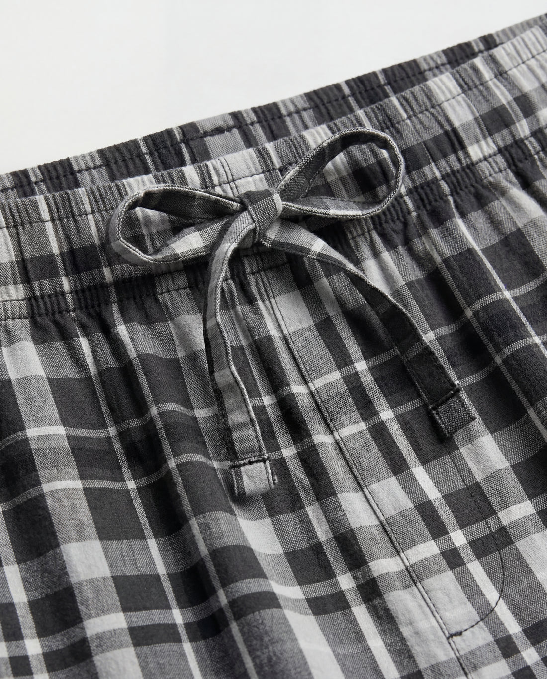 Boy's Stripe Pull-On Short Pant - Black & White