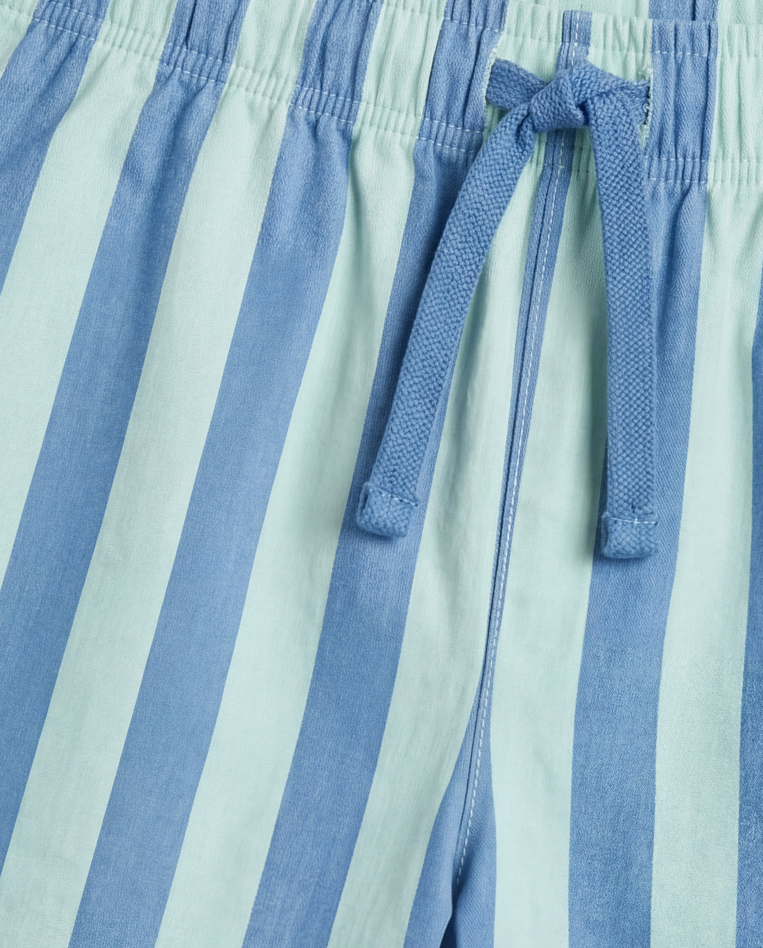 Toddler Stripe Pull-On Shorts - Mint Blue