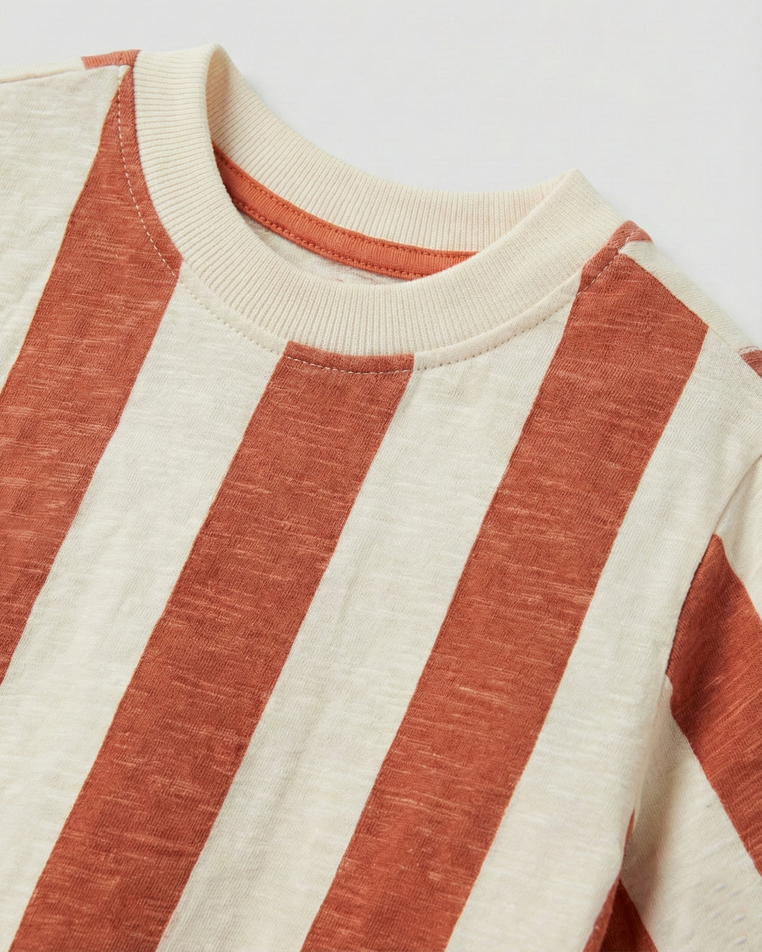 Toddler Cotton T-shirt | Classic Vertical Stripe 