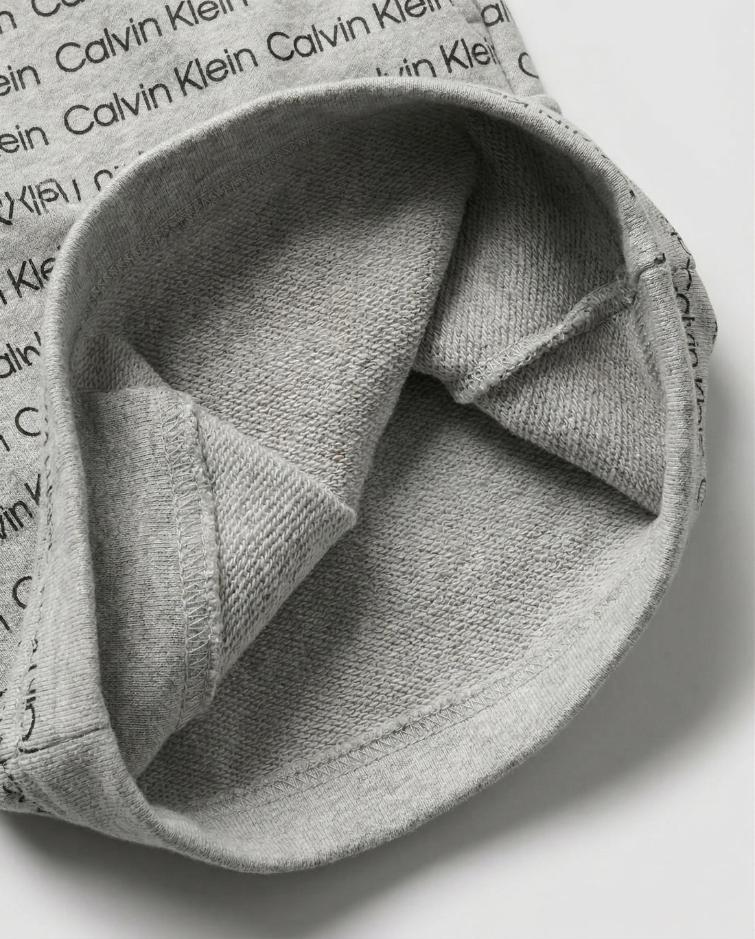 French Terry Non-Functional Cargo Short - Grey