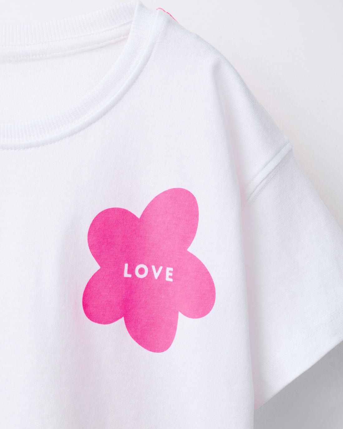 Girls' 3-Pack Floral & Strawberry Drop Shoulder T-Shirt Set