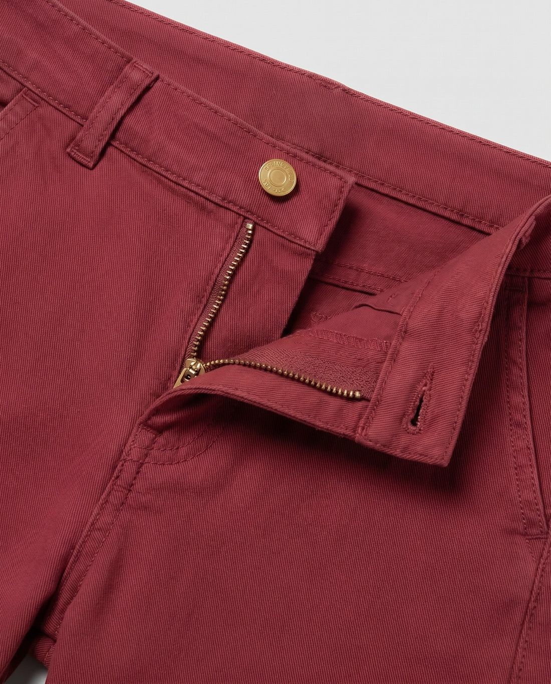 Girl's Classic Chino Pant – Berry Red