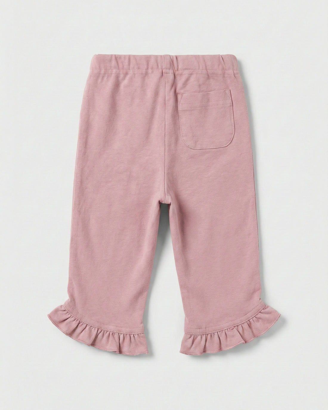 Baby Girls Soft Cotton 3/4 Leggings - Light Pink