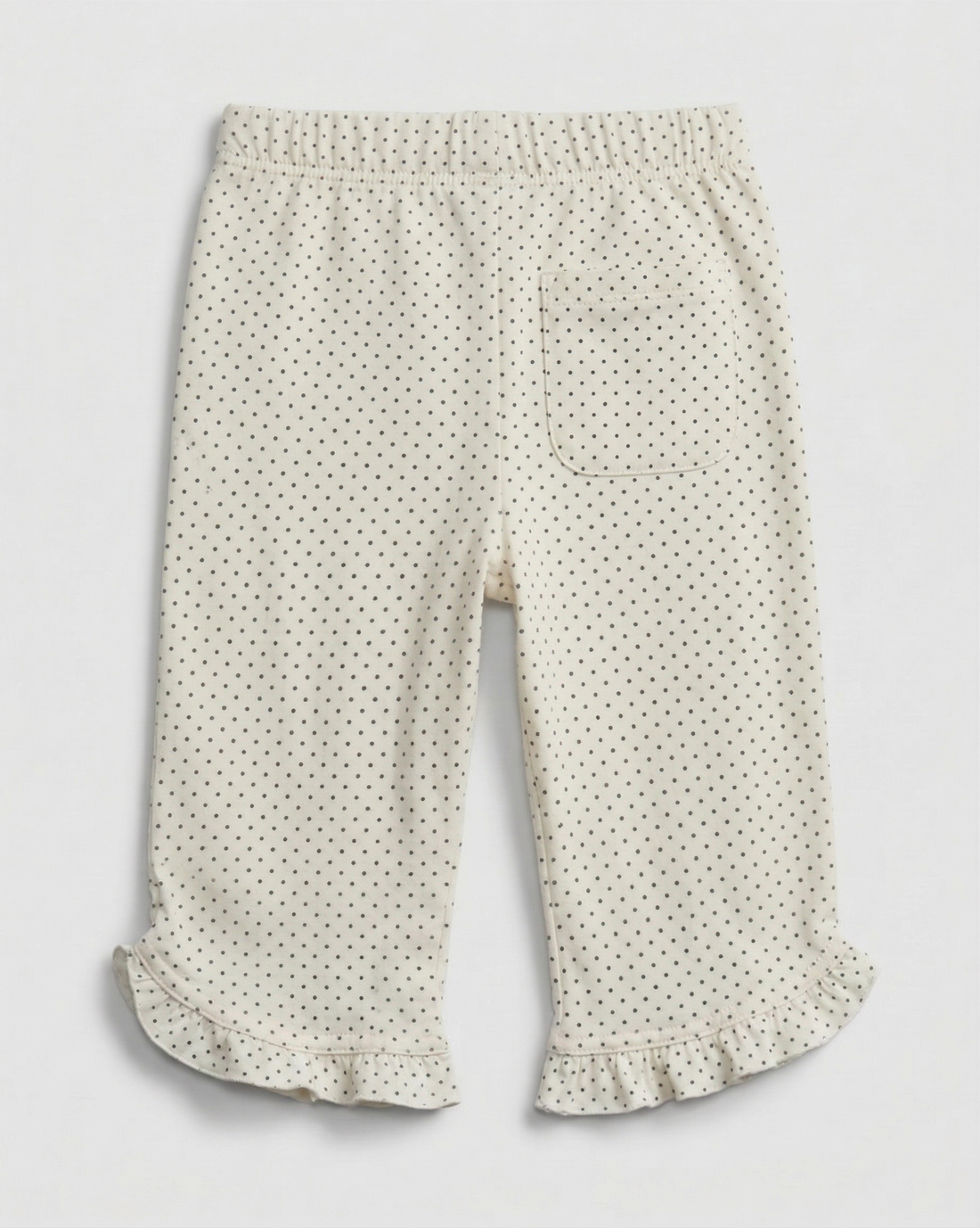 Girls Soft Cotton 3/4 Leggings polka print