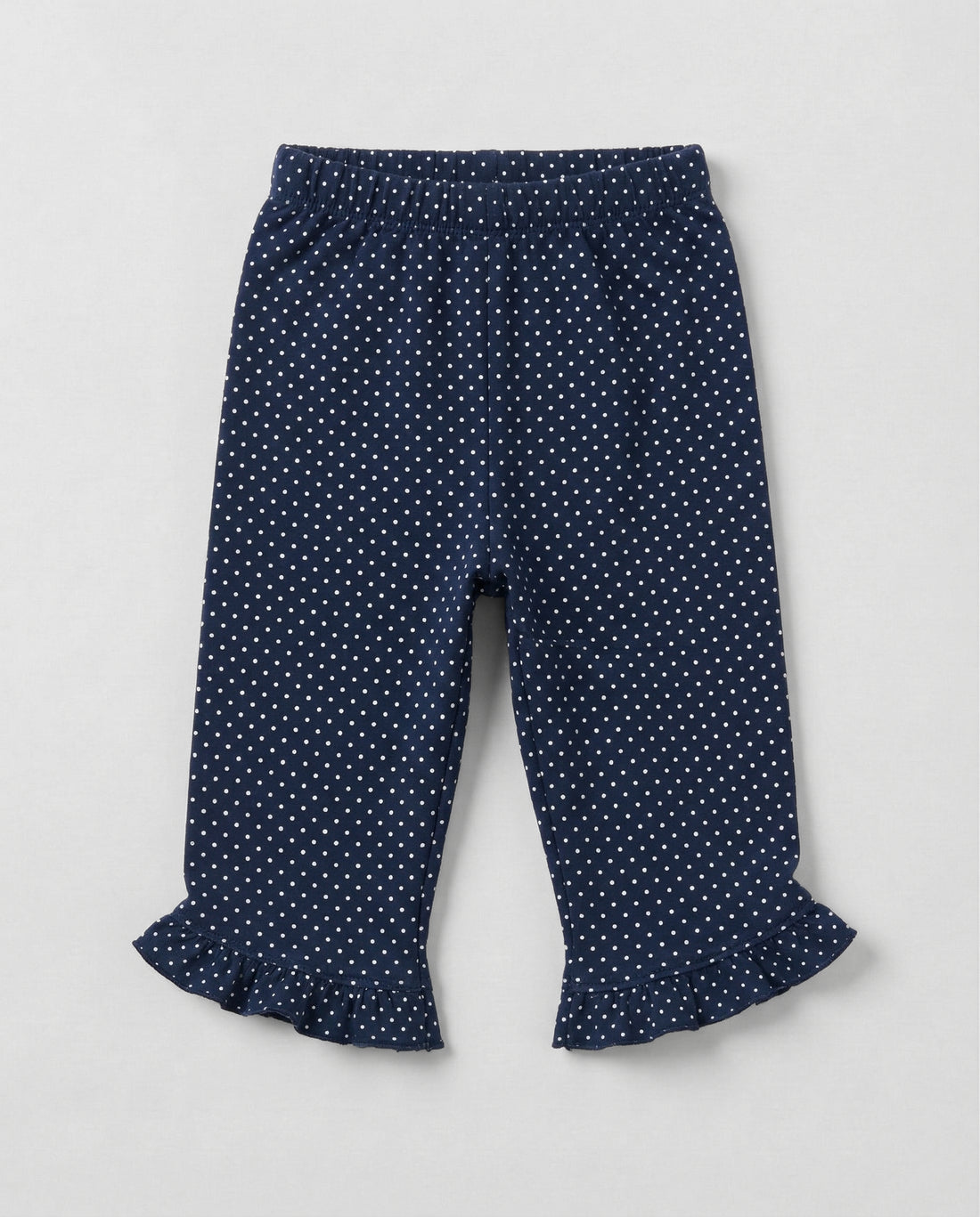 girls soft cotton polka dot leggings