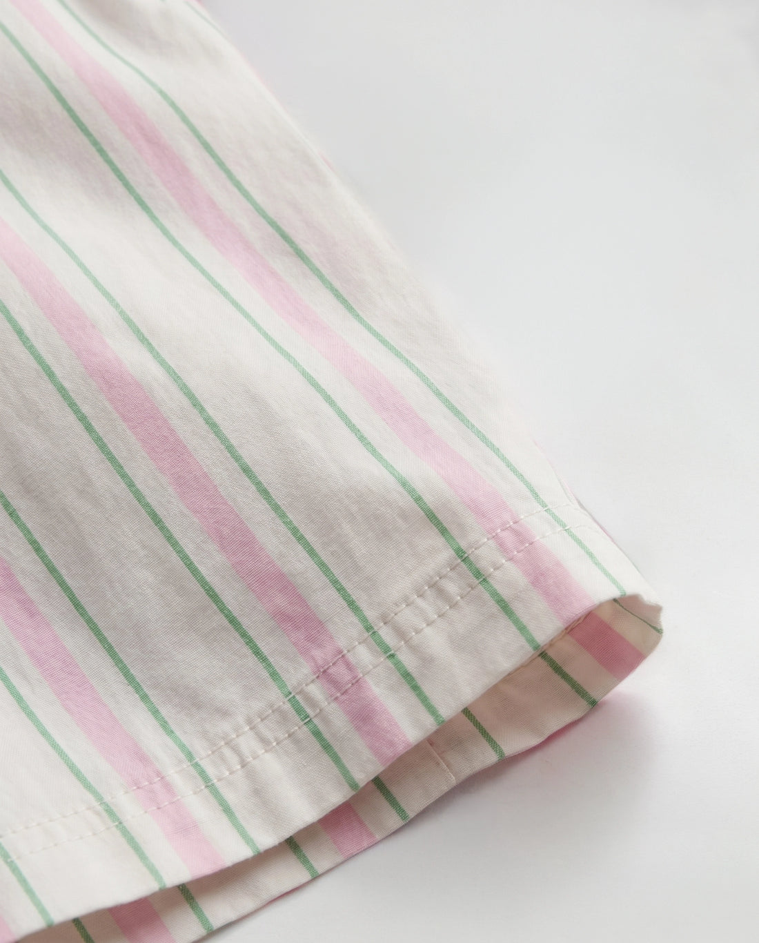 Girl's Vertical Stripe Cotton Short Pants