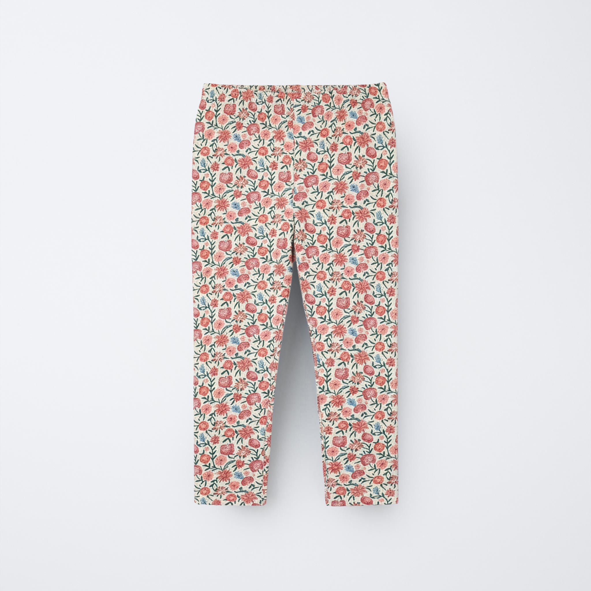 Girl's Cotton Fabric Floral Print Pajama